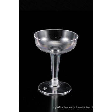 4oz Champagne Glass Clear Plastic Wine Glassess / Cups - Cocktails